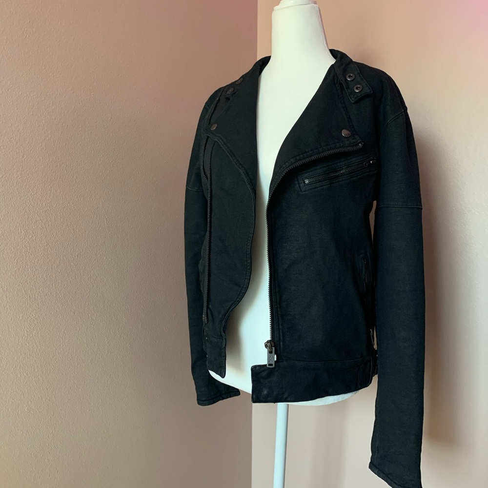Ralph Lauren Black Moto Jacket